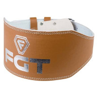 Пояс атлетичний FGT широкий, розмір 2XL, коричневий, код: F16025XXL-WS