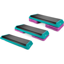 Степ-платформа Queenfit 3-х рівнева різнобарвна, код: 5907766668633