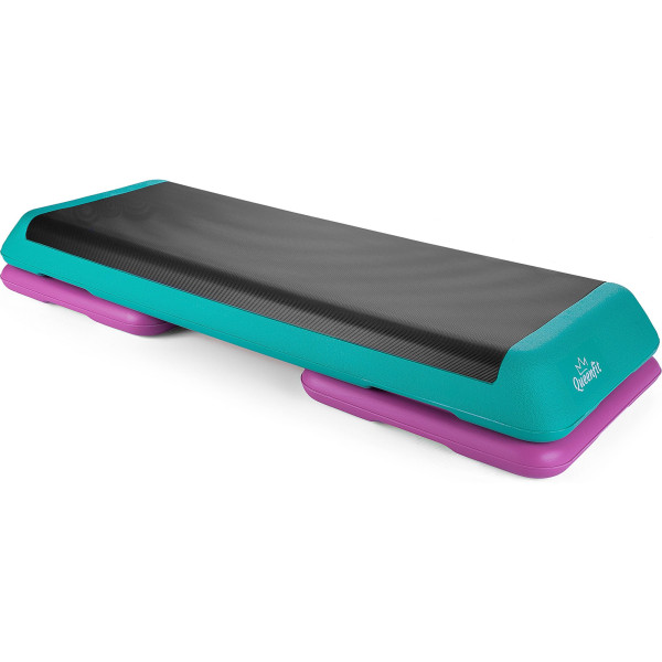 Степ-платформа Queenfit 3-х рівнева різнобарвна, код: 5907766668633
