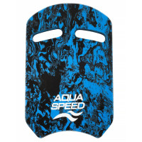 Дошка для плавання Aqua Speed Swirl Pullbuoy 61247, 430х280х36 мм, синій-чорний, код: 5905718612475