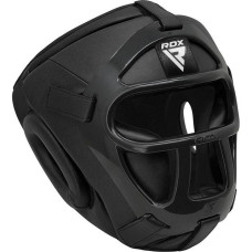 Боксерський шолом RDX T1 Grill Full Black XL, код: HGR-T1FB-XL