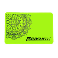 Блок для йоги EasyFit EVA з малюнком салатовий, код: EF-1819-G-EF