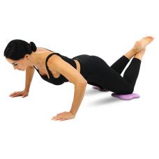 Підставка під коліно та лікоть для йоги FitGo 2 штука, 200x200x20 мм, фіолетовий, код: FI-0233_V