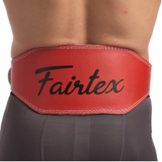 Пояс атлетичний Fairtex L червоний, код: 167076_L