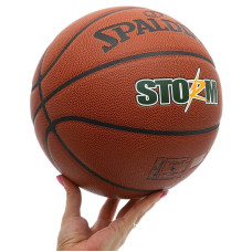 М'яч баскетбольний Spalding Storm №7, коричневий, код: 76887Y-S52