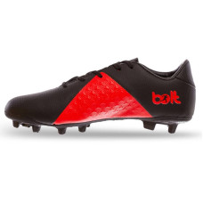 Бутси футбольні Owaxx Bolt розмір 43 (26,5см), чорний-червоний-білий, код: CB2601_43BK