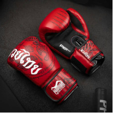 Боксерські рукавиці Phantom Muay Thai 16 унцій, червоний, код: PHBG2505-16