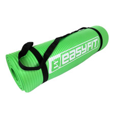 Килимок для фітнесу та йоги EasyFit NBR 1800х600х10 мм, зелений, код: EF-1919-GN-EF