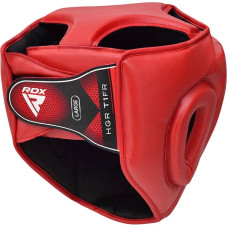 Боксерський шолом тренувальний RDX Guard Red L, код: 402995_L-RX