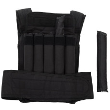 Жилет обважнювач з регульованою вагою Zelart Weigth Vest 20 кг, чорний, код: FI-2630-20