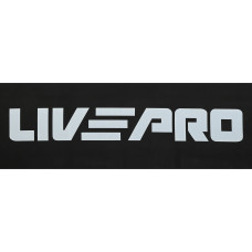 Стрічка еластична для фітнесу та йоги LiveUp X-Large, чорний, код: LP8415-XL