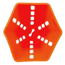 Конус спортивний з отворами для штанги PlayGame 320 мм, помаранчевий, код: FB-1849_OR