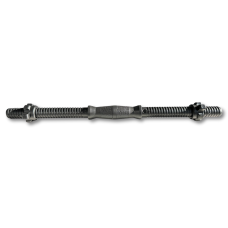 Гриф гантельний Trex Sport TX 51см (25мм) з пластиковими гайками чорний,код: 5902308216655
