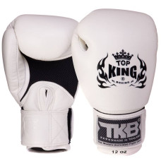 Рукавички боксерські Top King Ultimate Air шкіряні 16 унцій, чорний, код: TKBGAV_16BK-S52