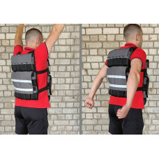 Жилет обтяжувач EasyFit Armor 18 кг (з кроком 0,5 кг), код: EF-WTV-180-EF