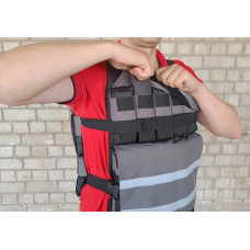 Жилет обтяжувач EasyFit Armor 18 кг (з кроком 0,5 кг), код: EF-WTV-180-EF