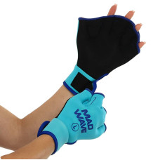 Рукавички для аквафітнесу MadWave Aquafitness Gloves L бірюзовий, код: M082906_L