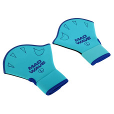 Рукавички для аквафітнесу MadWave Aquafitness Gloves L бірюзовий, код: M082906_L