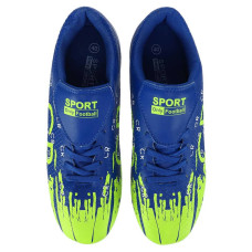 Бутси футбольні CR7 Sport розмір 45, синій-салатовий, код: 6001-40-45_45BL