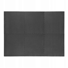 Мат-пазл (ластівчин хвіст) 4Fizjo Mat Puzzle EVA 1200x1200x10 мм, чорний, код: P-5907739310378