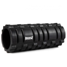 Набір для масажу та йоги PowerPlay (ролик 33x14 см + 2-ва м"ячі) Black + резинка 11 кг., код: PP_4096_Black