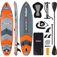 Надувна SUP дошка (Сапборд) Rebel Active RBA-4507 335 помаранчево-сіра, код: M-14043987-IN