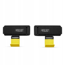 Гачки для перекладини та тяги 4FIZJO Hooks Black/Yellow, код: P-5907739311078