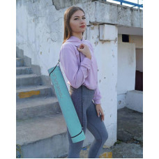 Килимок для йоги та фітнесу PowerPlay 1730х610х6 мм, зелений, код: PP_4010_Green_(173*0,6)