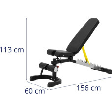Тренажерна лава Gymrex Bench з регульованим нахилом для вправ, код: M-13495295-IN