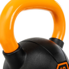 Гиря тренувальна цільна гумова LiveUp Urethane Competition Kettlebell 12кг, -помаранчевий, код: UAZE5336-12