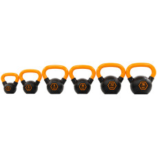 Гиря тренувальна цільна гумова LiveUp Urethane Competition Kettlebell 12кг, -помаранчевий, код: UAZE5336-12