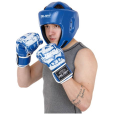 Шолом боксерський Everlast M синій, код: BO-8268_LBL