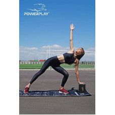 Блок для йоги PowerPlay Yoga Brick EVA чорний, 2шт, код: PP_4006_Black_2in