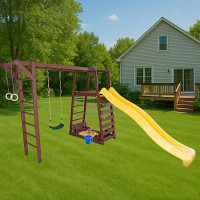 Дитячий майданчик SportBaby для приватного будинку, код: SportBaby-25