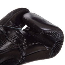 Рукавички боксерські Fairtex Nation Print шкіряні 10 унцій, чорний, код: BGV1N_10BK