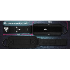 Манжети на щиколотку RDX A4 Gym Ankle Pro Black Pair, код: WAN-A4B-P