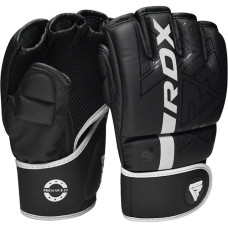 Рукавиці для ММА RDX F6 Kara Matte XL, чорний-білий, код: GGR-F6MW-XL
