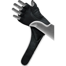 Рукавиці для ММА RDX F6 Kara Matte XL, чорний-білий, код: GGR-F6MW-XL