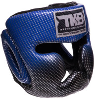 Шолом боксерський з повним захистом шкіряна Top King  Super Star S синій, код: TKHGSS-01_SBL-S52