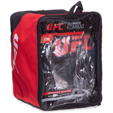 Шолом боксерський з повним захистом шкіряний UFC PRO L-XL чорний, код: UHK-75061-S52