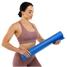 Килимок для фітнесу та йоги FitGo 1730x610x3 мм, синій, код: FI-8721_BL