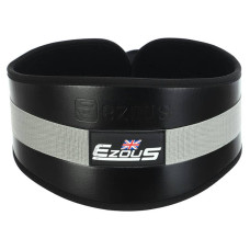 Пояс для обтяжень Ezous Dip Belt Soft 980х190 мм, чорний-сірий, код: N-05