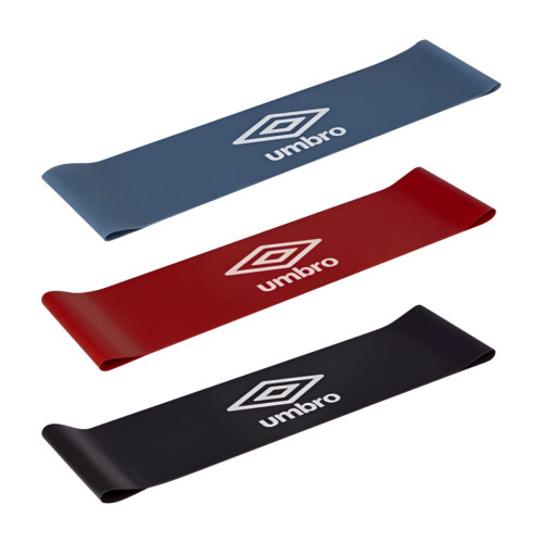 Фітнес гумки набір Umbro Resistance Band Set um-rbs-blrdblk 300x76 мм, 3шт синій, червоний, чорний, код: 2025012700883