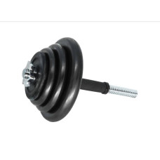 Гантелі набірні Fitnessport DB-01-29 кг ручка - каучук, 2х14,5 кг, код: 10224-AX