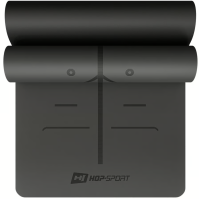 Йога-мат Hop-Sport PU 0,5см 183 x 68см HS-P005GM чорний, код: 5902308233867
