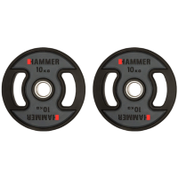 Олімпійські диски професійні Hammer PU Weight Discs 2x10 кг, код: 17043-S25