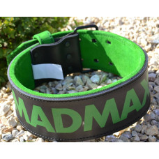 Пояс шкіряний для важкої атлетики MadMax Quick Release Belt M, чорний-сірий, код: MFB-302_M