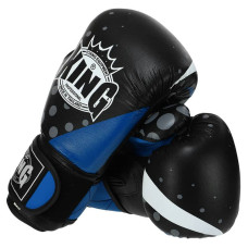 Рукавички боксерські Top King 10 унції, чорний-синій, код: TOP-0512_10BL