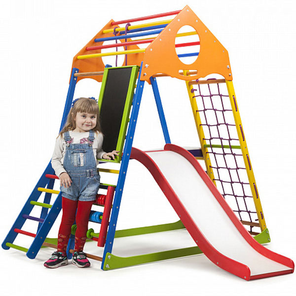 Ігровий дитячий куточок PLAYBABY KindWood Color Plus 3, код: SB-IG11
