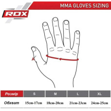 Рукавиці для ММА RDX F6 Kara Matte L, чорний-білий, код: GGR-F6MW-L